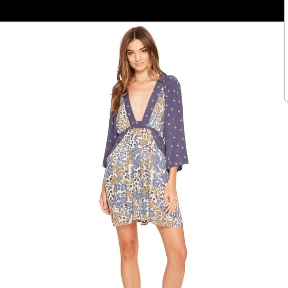 Free People Dresses & Skirts - Free People Tallula Printed Mini Dress Sz S